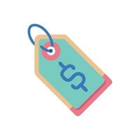 Smart Price Tag Device Icon Design vector