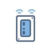 Smart Switch Control Device Icon vector