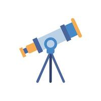 Smart Telescope Device Icon Design vector
