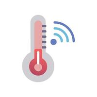 Smart Thermometer Icon Design vector