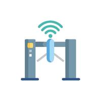 Smart Turnstile Icon Design vector