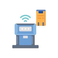 Smart Scanner for Warehouse Icon Design vector