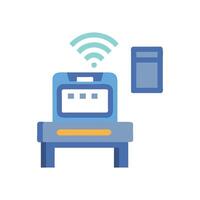 Smart Warehouse Scanner Icon Design vector
