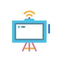 Digital Smart Whiteboard Icon vector