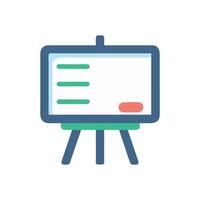 Smart Whiteboard Device Icon Design vector