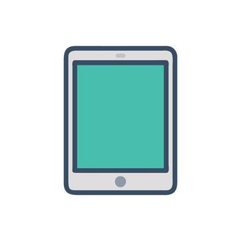 Modern Tablet Icon for Applications vector