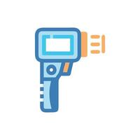 Advanced Thermal Camera Icon Design vector
