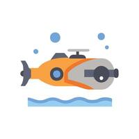 Unique Underwater Drone Icon vector