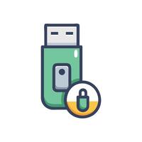 usb device icon illustration vector