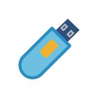 Modern USB Flash Drive Design vector