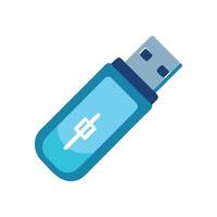 Stylish USB Flash Drive Icon Design vector