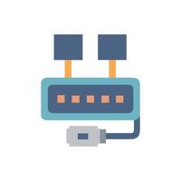 Innovative USB Hub Icon for Use vector