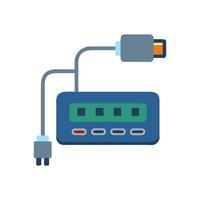 Compact USB Hub Icon for Connectivity vector