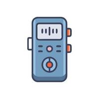 Modern Voice Recorder Design vector