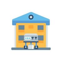 Warehouse Robot Icon for Automation vector