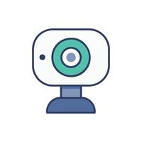 Web Camera Icon for Streaming vector
