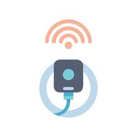 Modern Wireless Charger Design vector