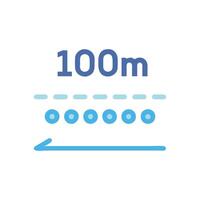 HighSpeed Running Competition Icon vector