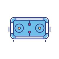 Icon Design for Air Hockey Table vector