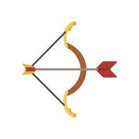 Dynamic Archery Icon Design vector