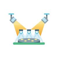 Icon Design for Arena Spotlight vector