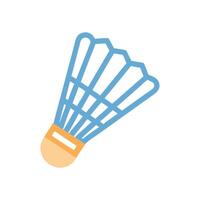 Dynamic Badminton Shuttlecock Icon vector