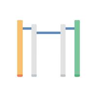 Icon Design for Calisthenics Bars vector