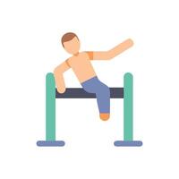 Icon Design for Calisthenics Training vector