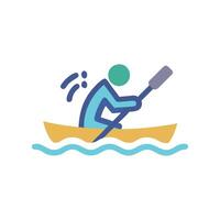 Icon Design for Canoe Sprint vector