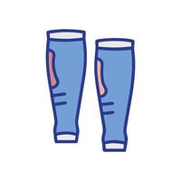 Compression Sleeves Icon for Athletes vector
