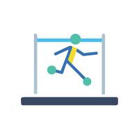Dynamic Decathlon Event Icon Design vector