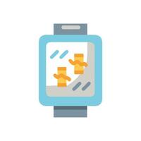 Dynamic Digital Running Tracker Icon vector