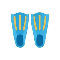 Dynamic Diving Fins Icon Design vector