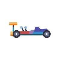 Dragster Car Icon for Racing vector