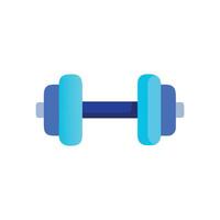 Dynamic Dumbbell Icon Design vector