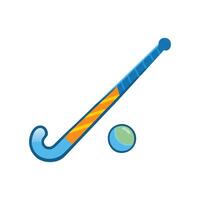 Field Hockey Stick and Ball Icon vector