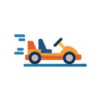 Go Kart Icon for Racing Design vector