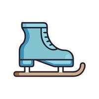 Creative Ice Skating Icon for Design vector