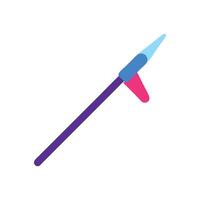 Creative Javelin Throw Icon for Design vector