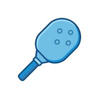 Pickleball Paddle Icon for Competitive Play vector