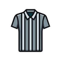 Referee Shirt Icon for Game Officials vector