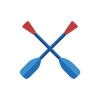 Rowing Oars Icon for Competitive Rowing vector