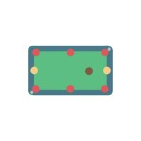 Snooker Table Icon for Competitive Play vector