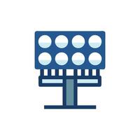 Stadium Lights Icon for Sporting Events vector