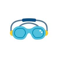 Icon Representation of Swimming Goggles vector