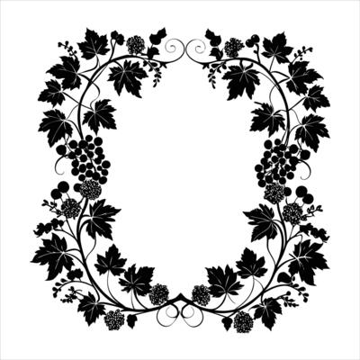 Grape Leaf Border