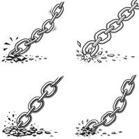 Breaking Free Chains of Oppression and Strength vector