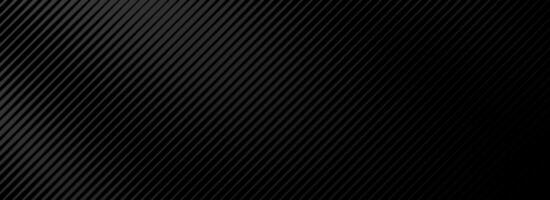 Black oblique straight line background. Modern dark linear abstract wallpaper. Luxury stripe gradient texture. Grey diagonal line backdrop for presentation, flyer, banner, poster, cover. vector