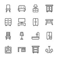 A chair is shown on the left side of the image vector