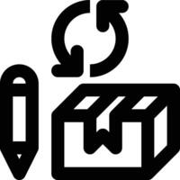 Repeat Order, Update, Order Outline Icon vector